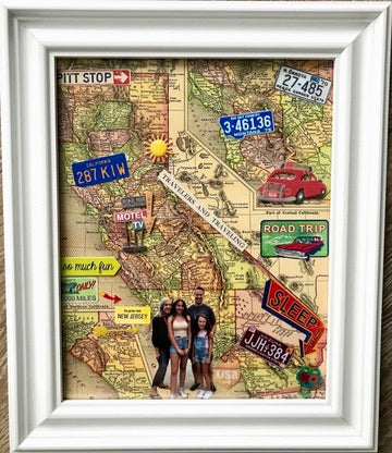 Wanderlust Memories: Travel Collage Shadow Box (Ages 12+)