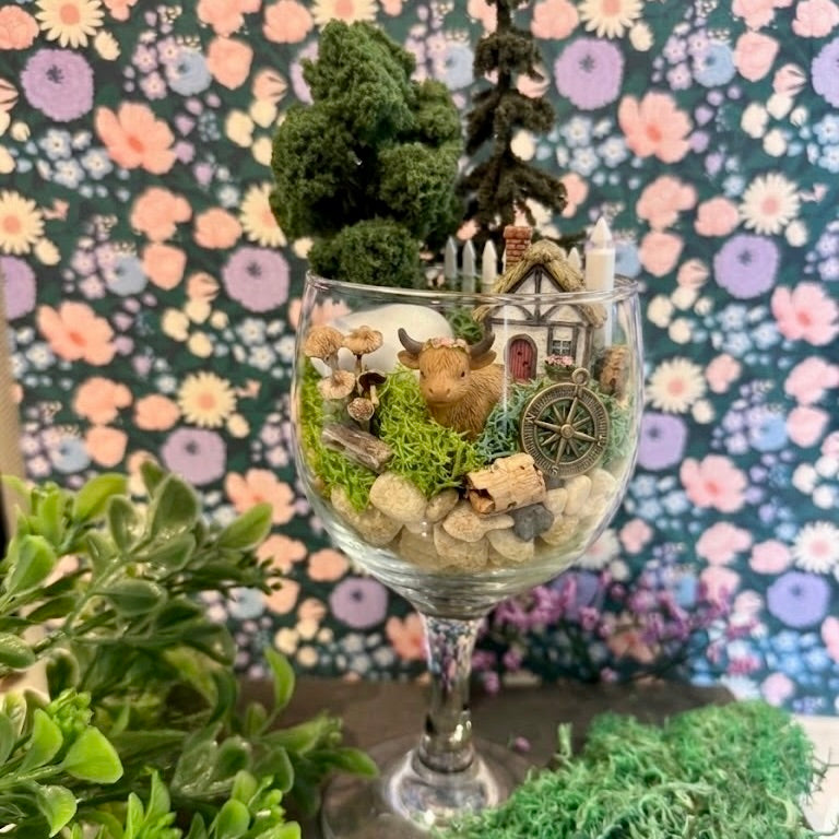 Wine Glass Terrarium Workshop (Ages 17+) Fundraiser: Branchburg Bombers
